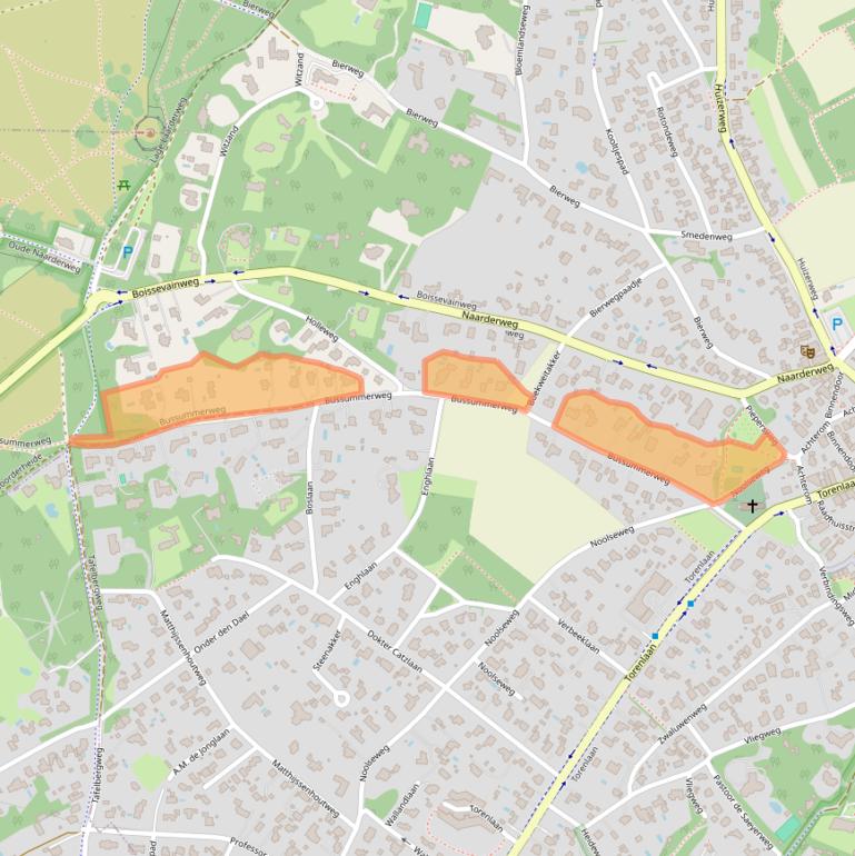 Kaart van postcodegebied 1261CA.