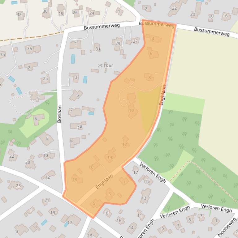 Kaart van postcodegebied 1261CC.