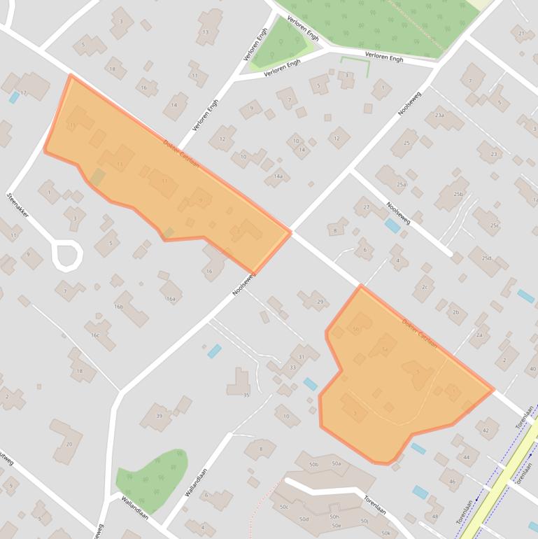 Kaart van postcodegebied 1261CD.