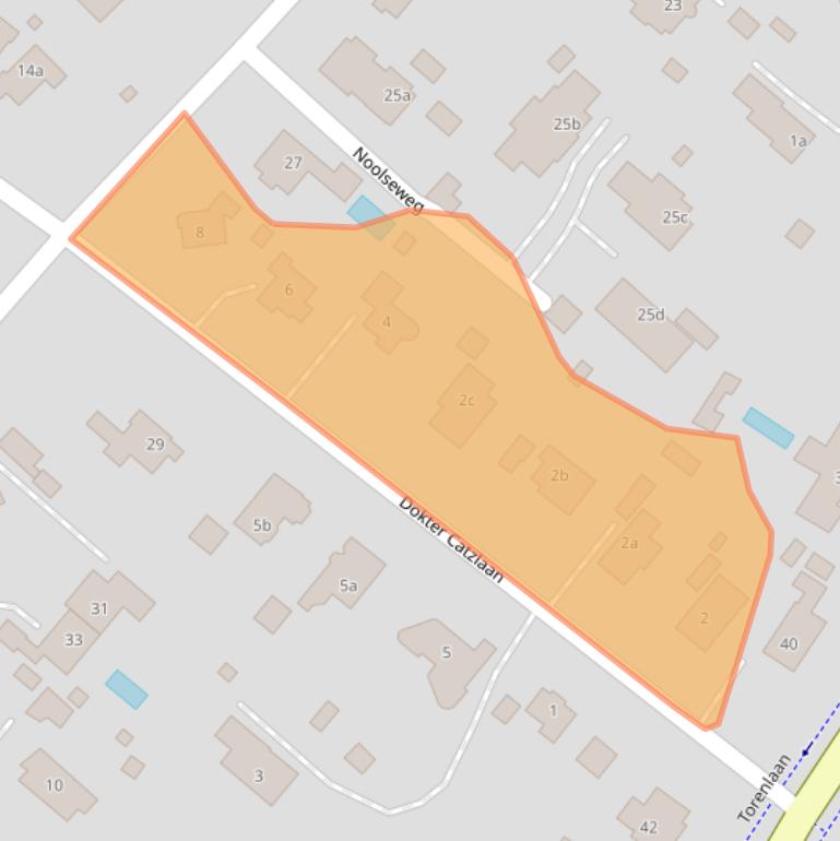 Kaart van postcodegebied 1261CG.