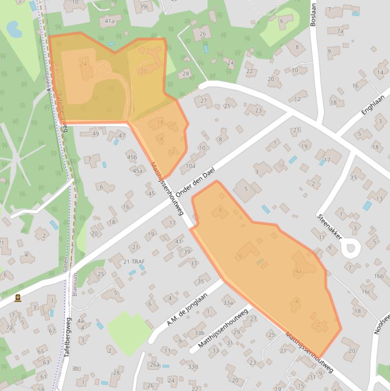 Kaart van postcodegebied 1261CL.