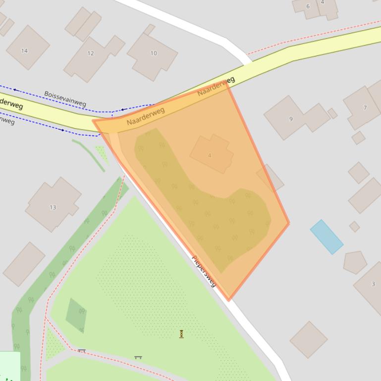 Kaart van postcodegebied 1261DC.