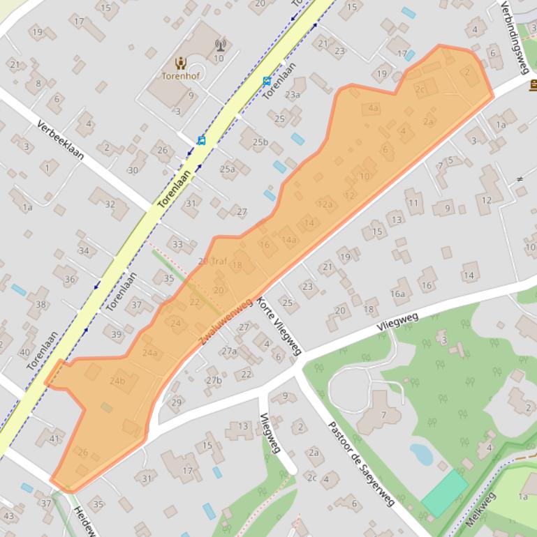 Kaart van postcodegebied 1261GJ.