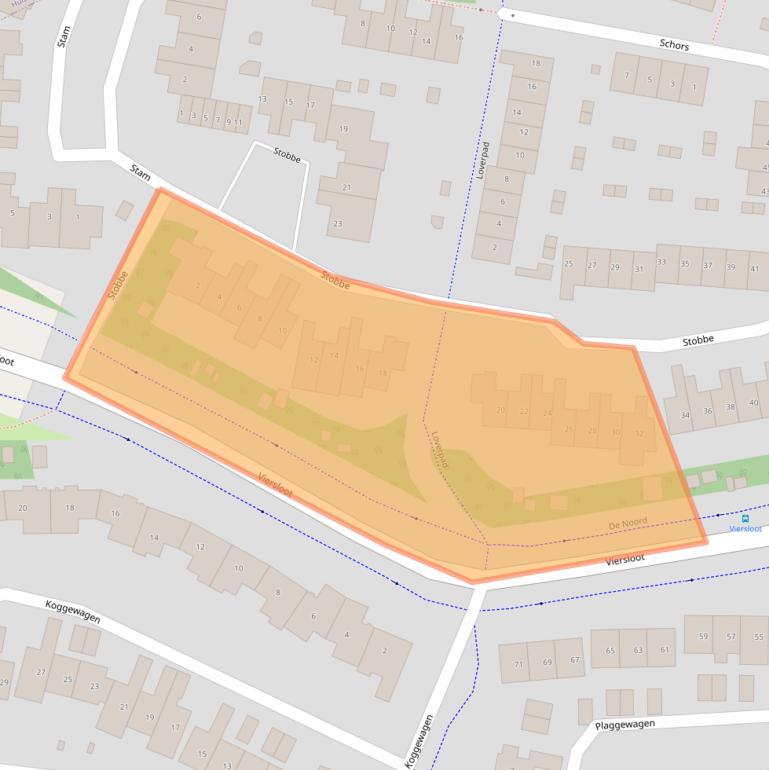 Kaart van postcodegebied 1261PP.