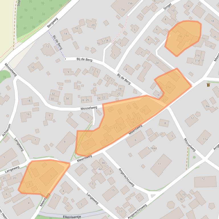 Kaart van postcodegebied 1261XR.