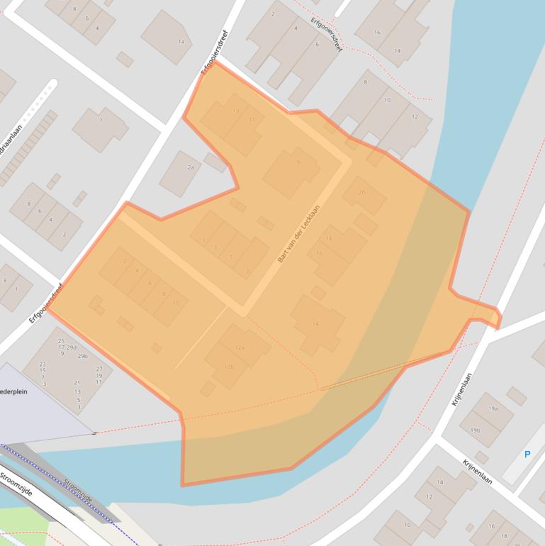 Kaart van postcodegebied 1261ZT.