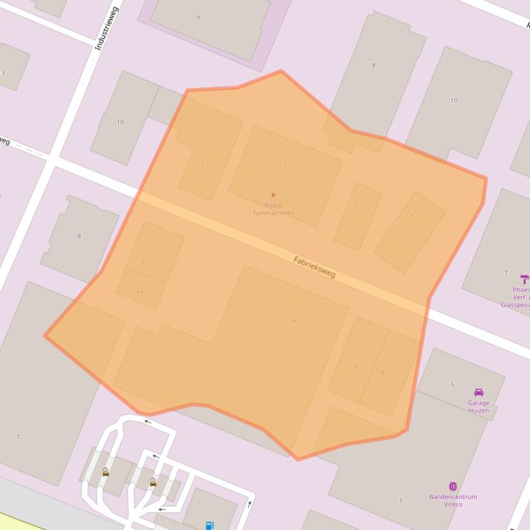 Kaart van postcodegebied 1271AK.