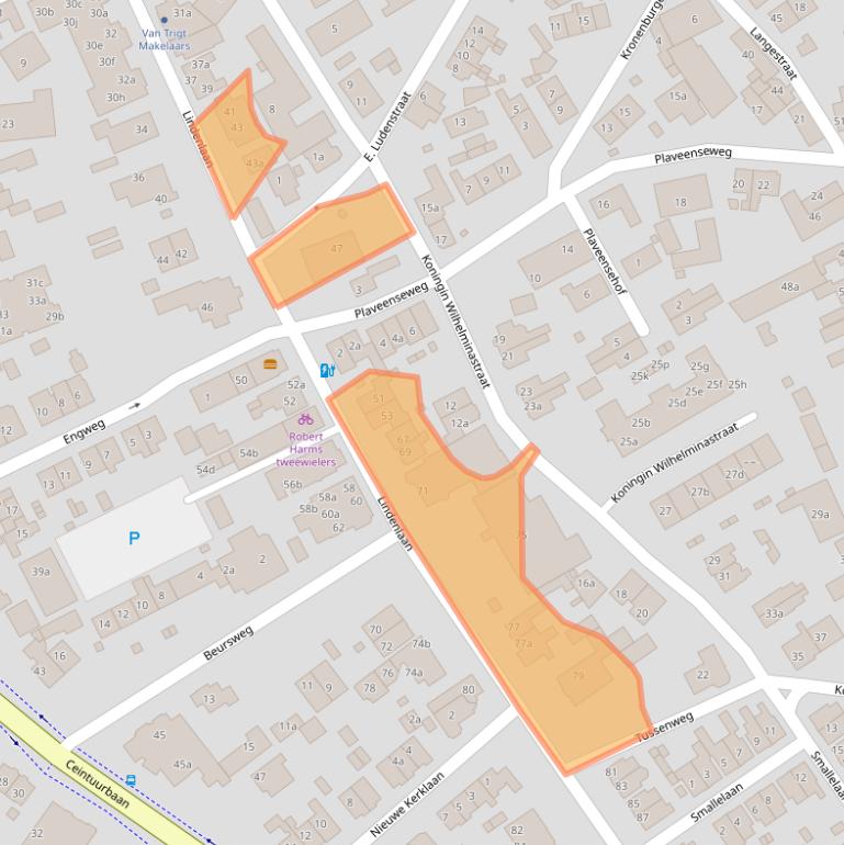 Kaart van postcodegebied 1271AW.