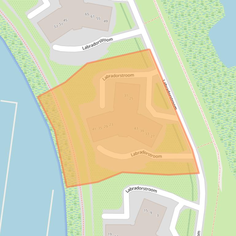 Kaart van postcodegebied 1271DB.