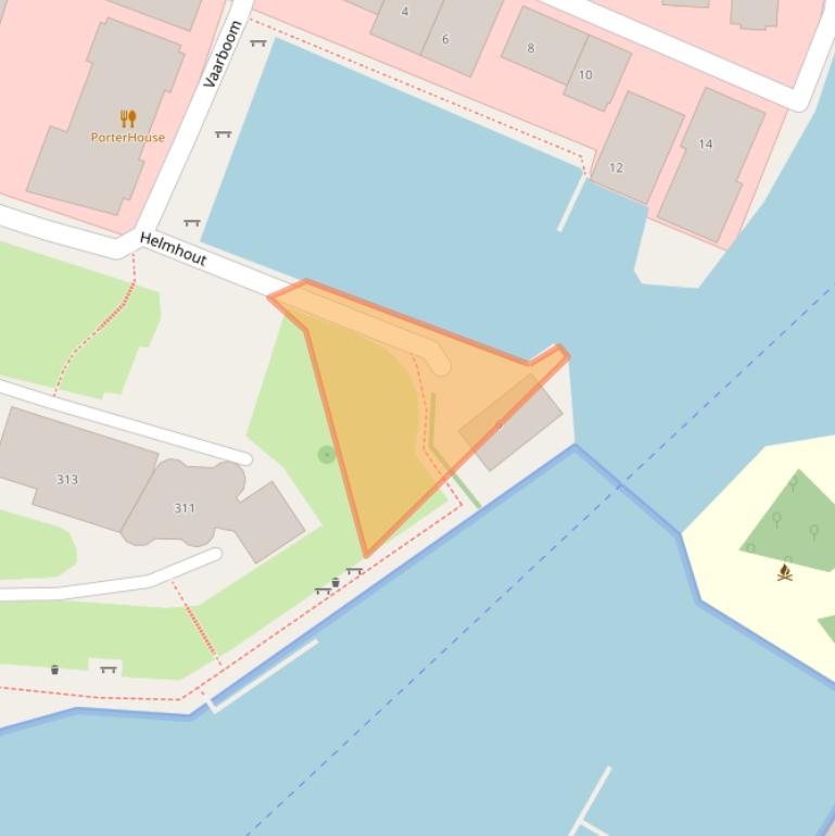 Kaart van postcodegebied 1271GJ.