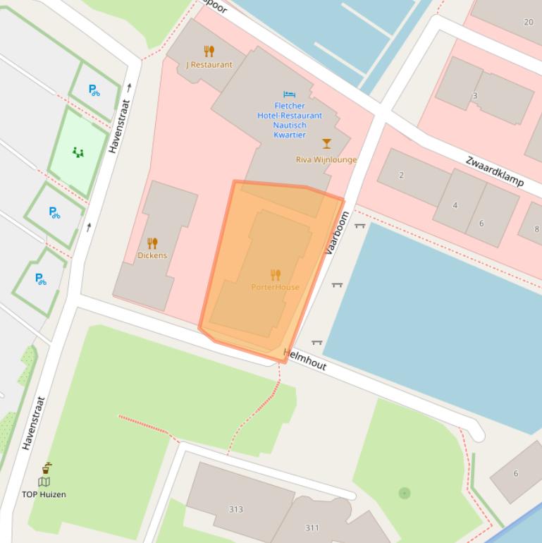 Kaart van postcodegebied 1271GM.