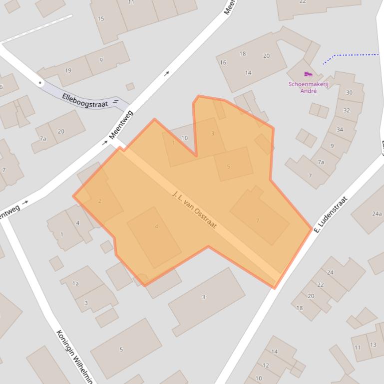 Kaart van postcodegebied 1271KB.