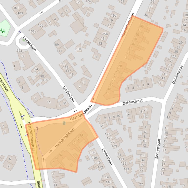 Kaart van postcodegebied 1271NM.