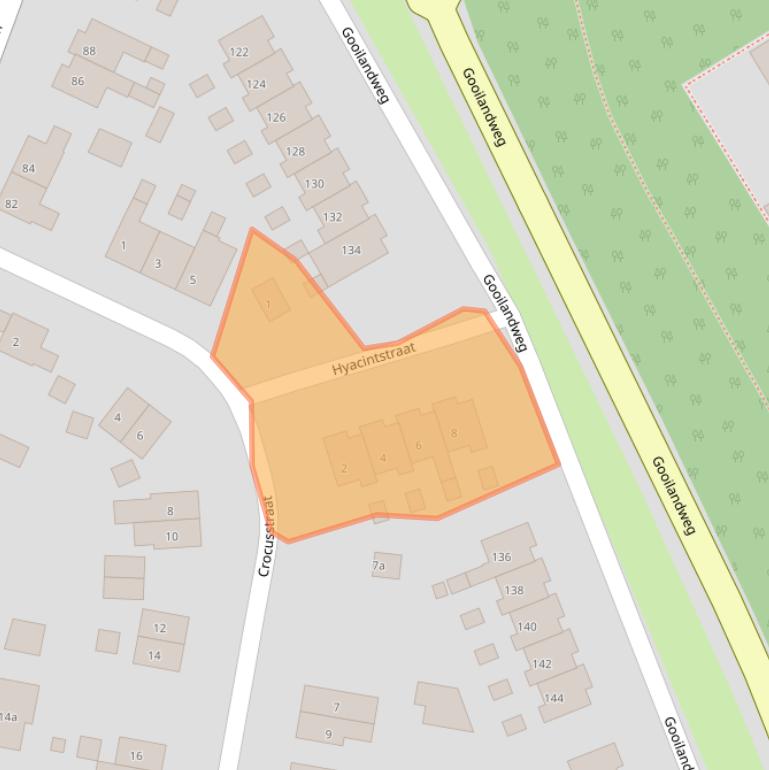 Kaart van postcodegebied 1271NP.