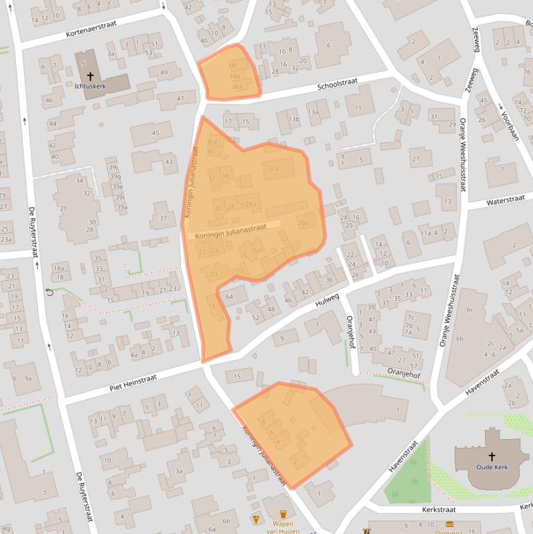 Kaart van postcodegebied 1271SM.