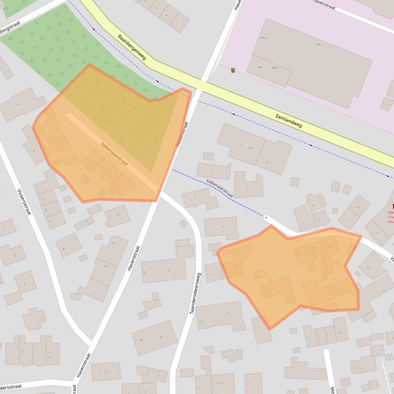 Kaart van postcodegebied 1271TM.