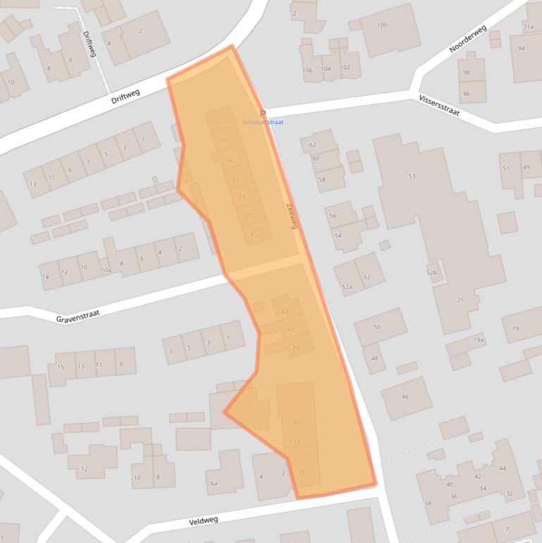 Kaart van postcodegebied 1271VW.