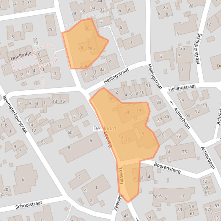 Kaart van postcodegebied 1271VX.