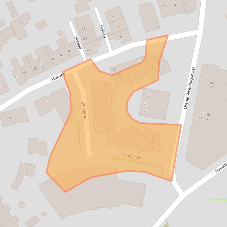 Kaart van postcodegebied 1271WB.