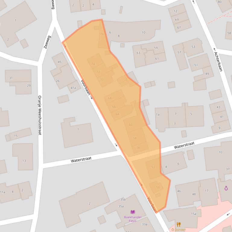 Kaart van postcodegebied 1271WS.