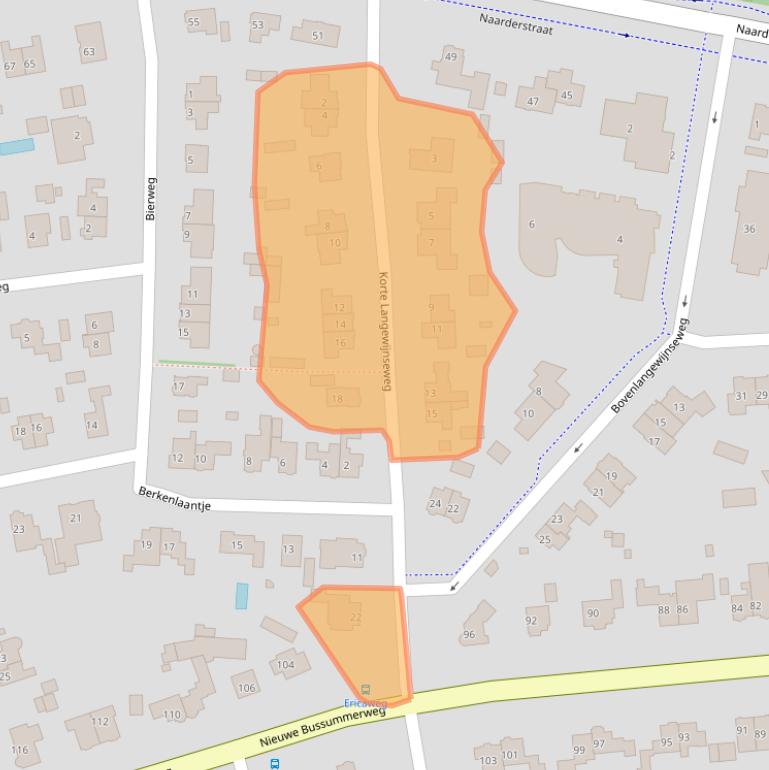 Kaart van postcodegebied 1272BV.