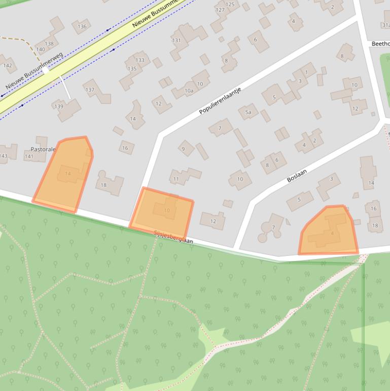 Kaart van postcodegebied 1272CZ.