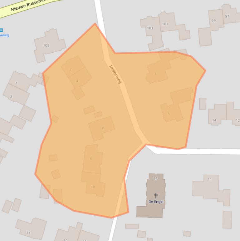 Kaart van postcodegebied 1272EB.