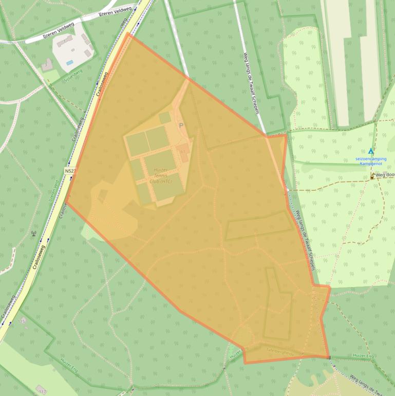 Kaart van postcodegebied 1272ES.