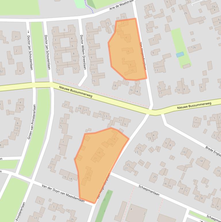 Kaart van postcodegebied 1272GG.