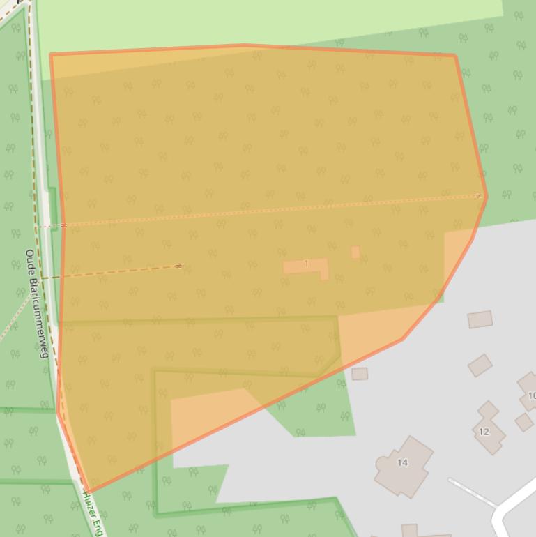 Kaart van postcodegebied 1272JB.