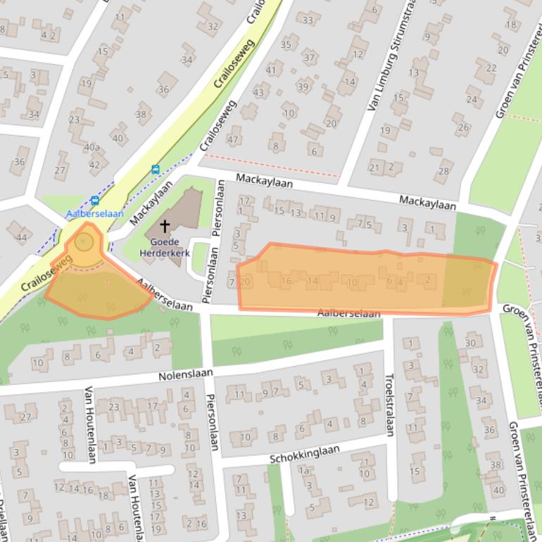 Kaart van postcodegebied 1272JW.