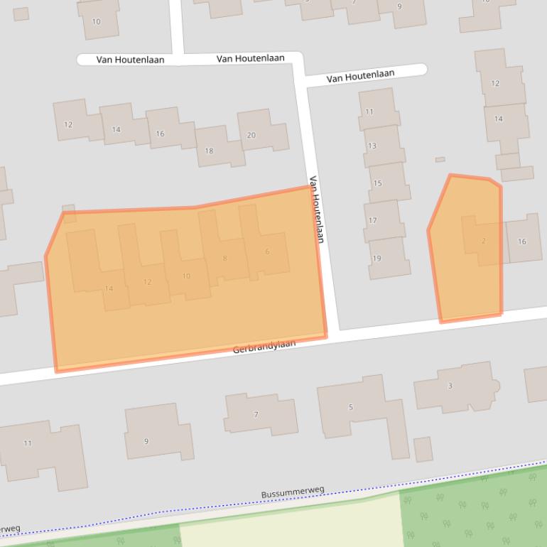 Kaart van postcodegebied 1272KB.