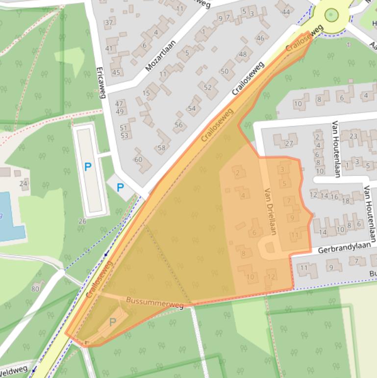 Kaart van postcodegebied 1272KE.