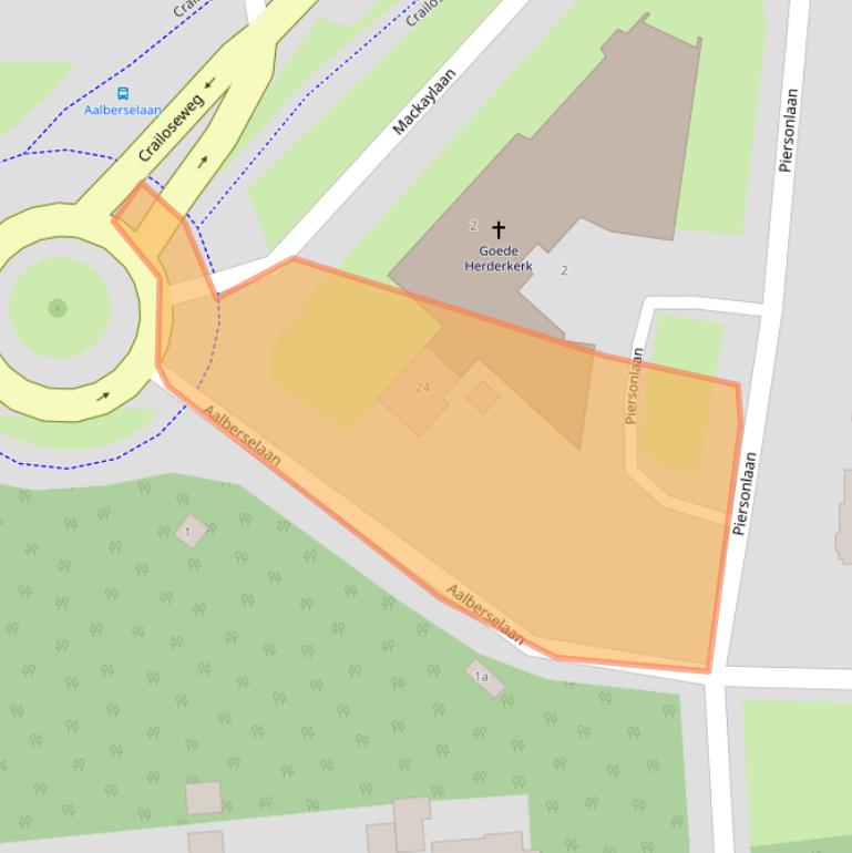 Kaart van postcodegebied 1272KG.