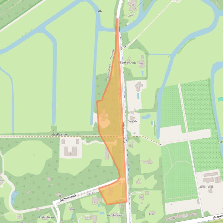 Kaart van postcodegebied 1272NC.