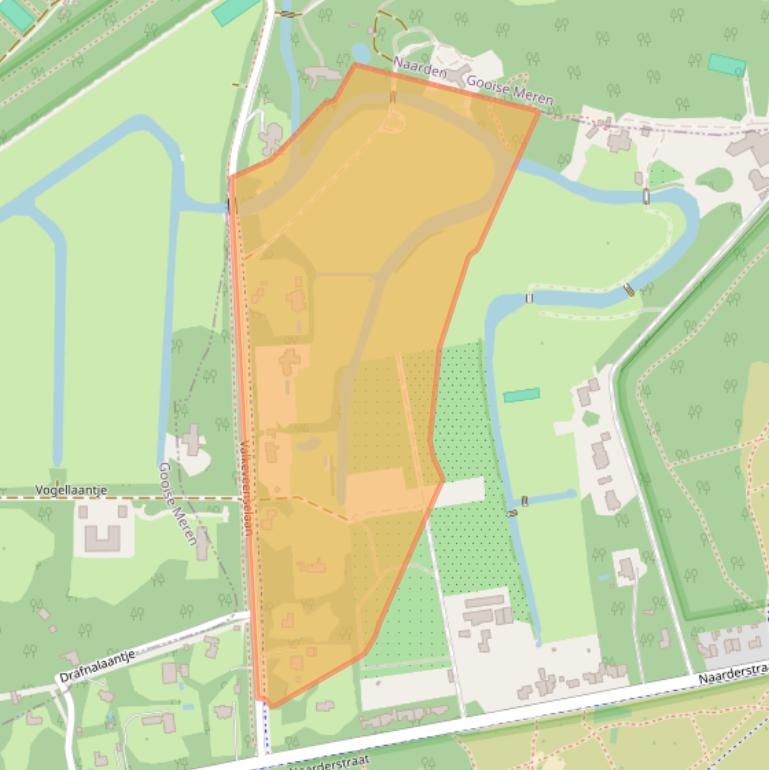 Kaart van postcodegebied 1272ND.