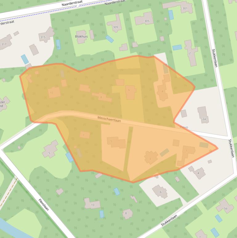 Kaart van postcodegebied 1272NZ.