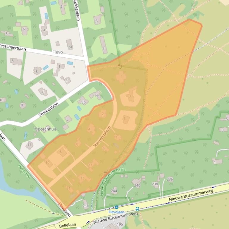 Kaart van postcodegebied 1272PA.