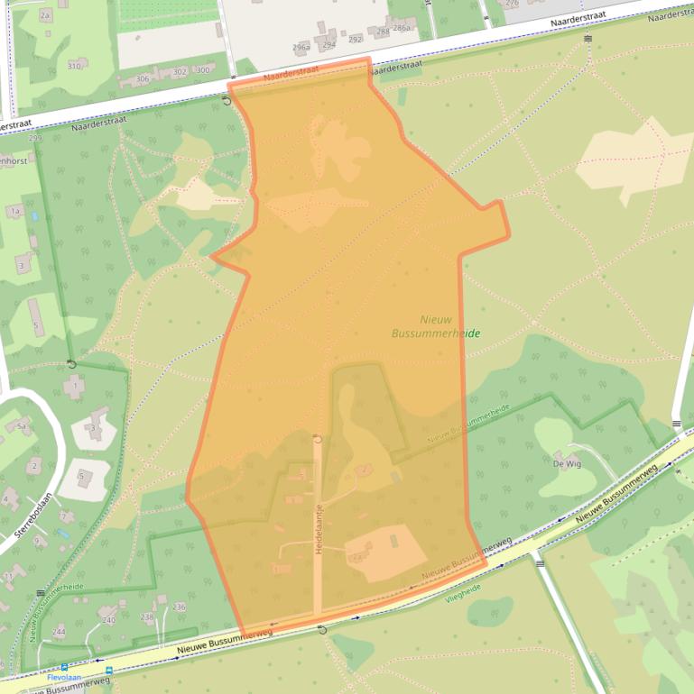 Kaart van postcodegebied 1272PE.