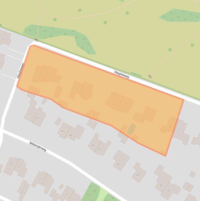 Kaart van postcodegebied 1272PJ.