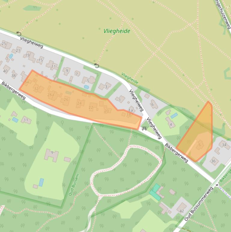 Kaart van postcodegebied 1272PM.