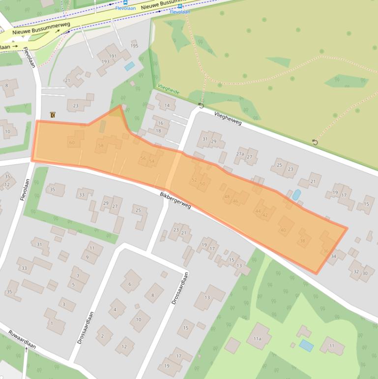 Kaart van postcodegebied 1272PN.