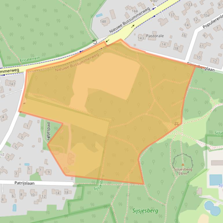 Kaart van postcodegebied 1272PR.