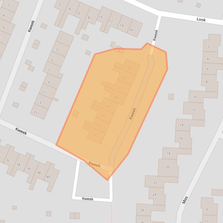 Kaart van postcodegebied 1273CK.