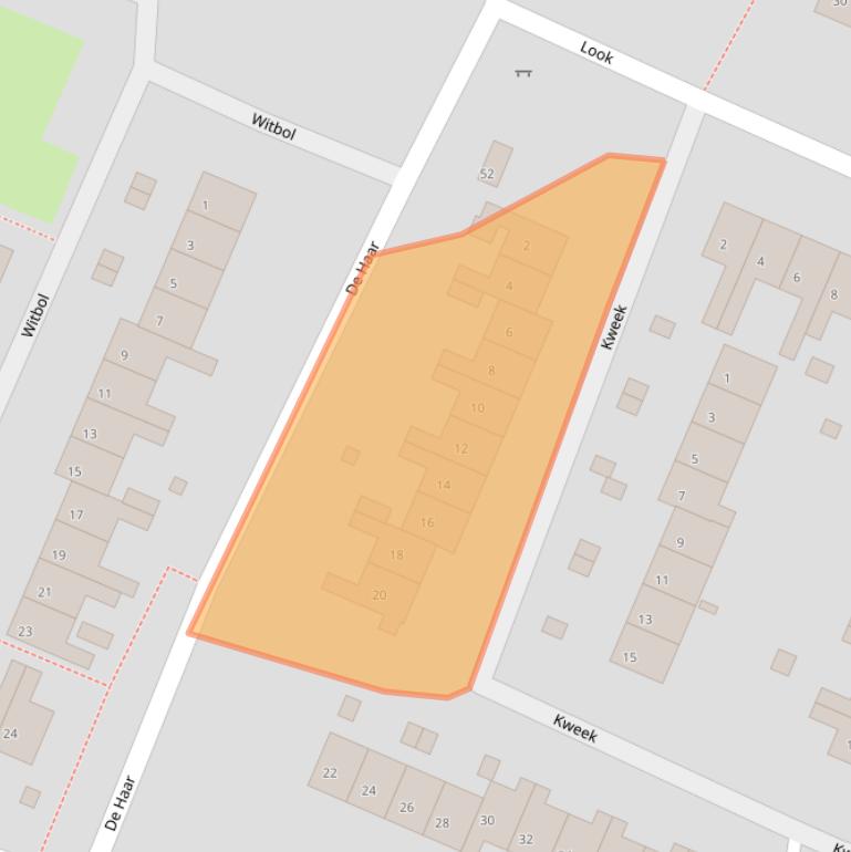 Kaart van postcodegebied 1273CL.