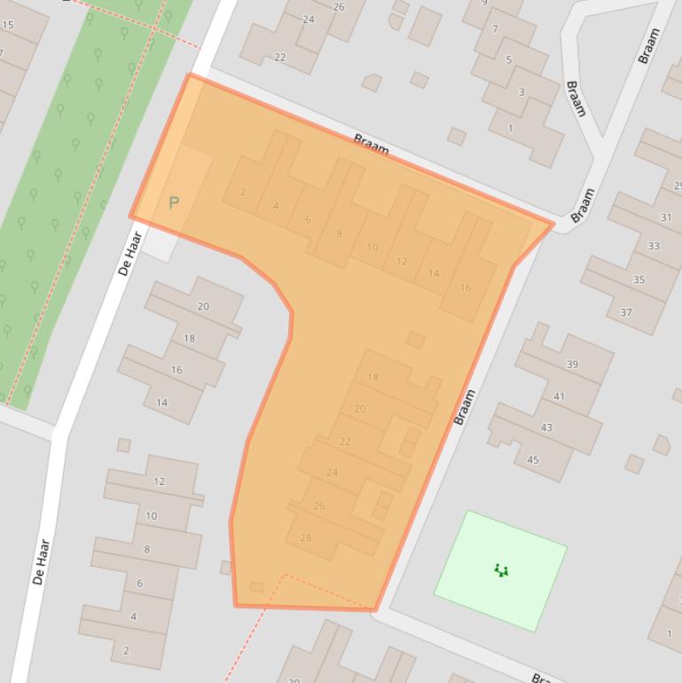 Kaart van postcodegebied 1273CZ.