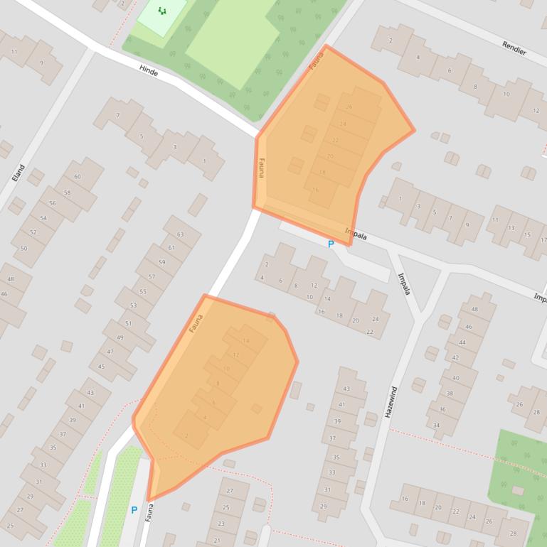 Kaart van postcodegebied 1273GX.