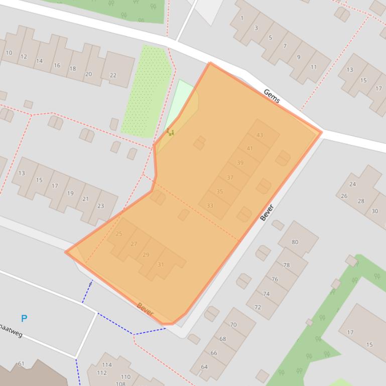 Kaart van postcodegebied 1273HA.