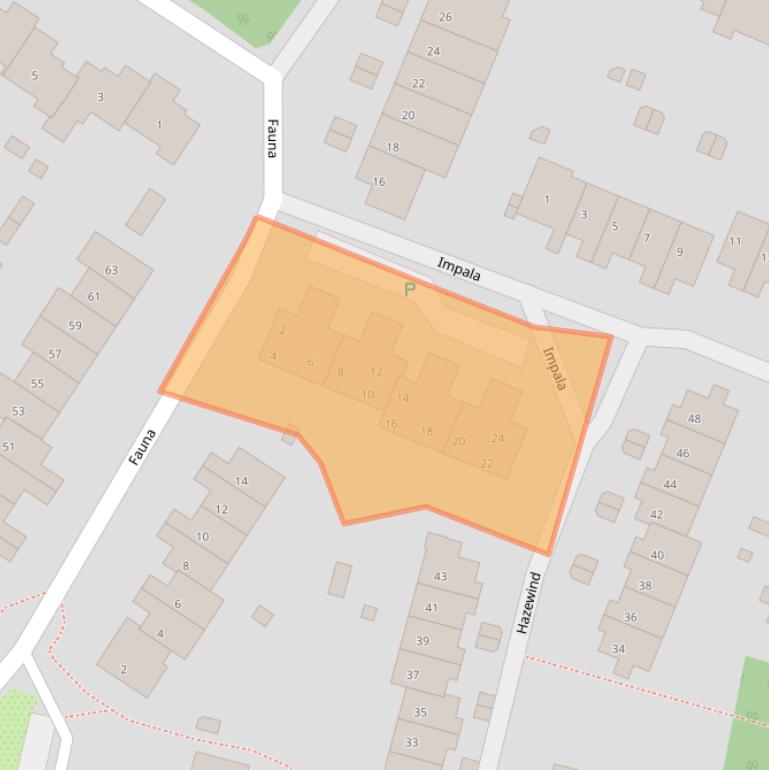 Kaart van postcodegebied 1273HK.