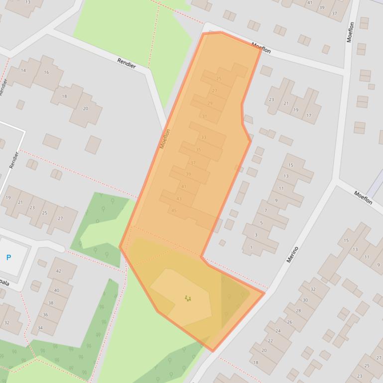 Kaart van postcodegebied 1273JJ.